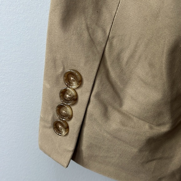 J. Crew Thompson Tan Khaki Blazer Sports Coat 40L - Picture 4 of 8